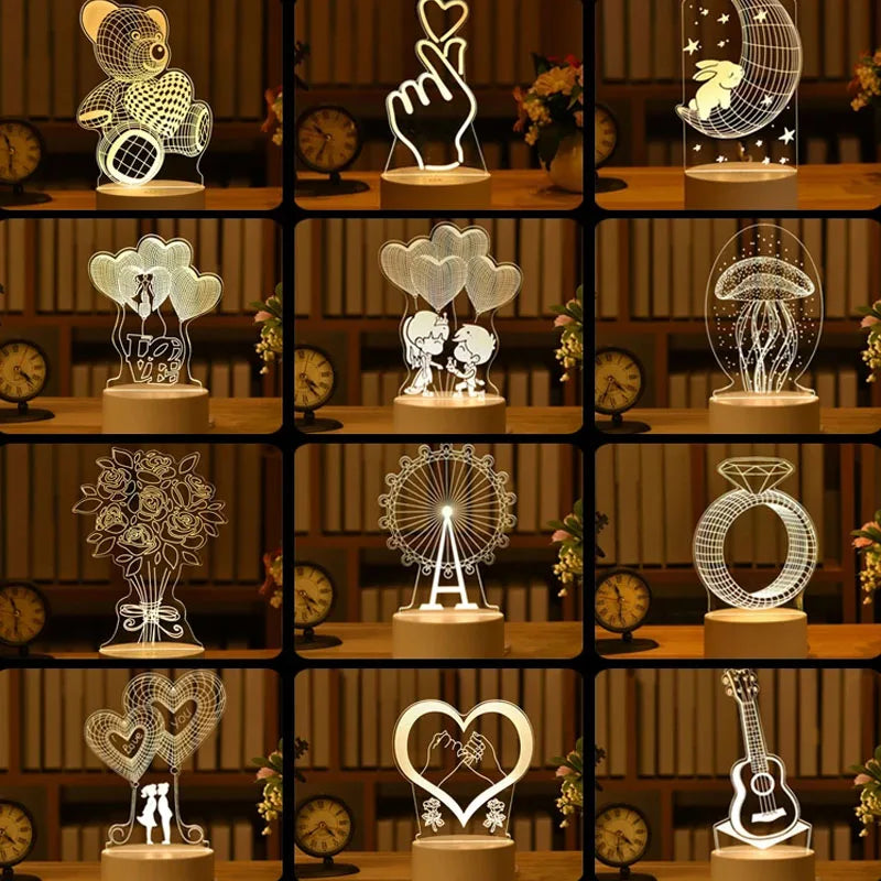 Le Romantique - Lampe de nuisette
