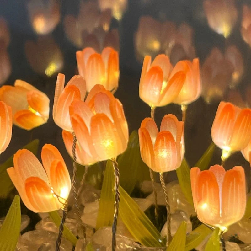 L'Iluminé - Ensemble de Fleurs envasé de lumière